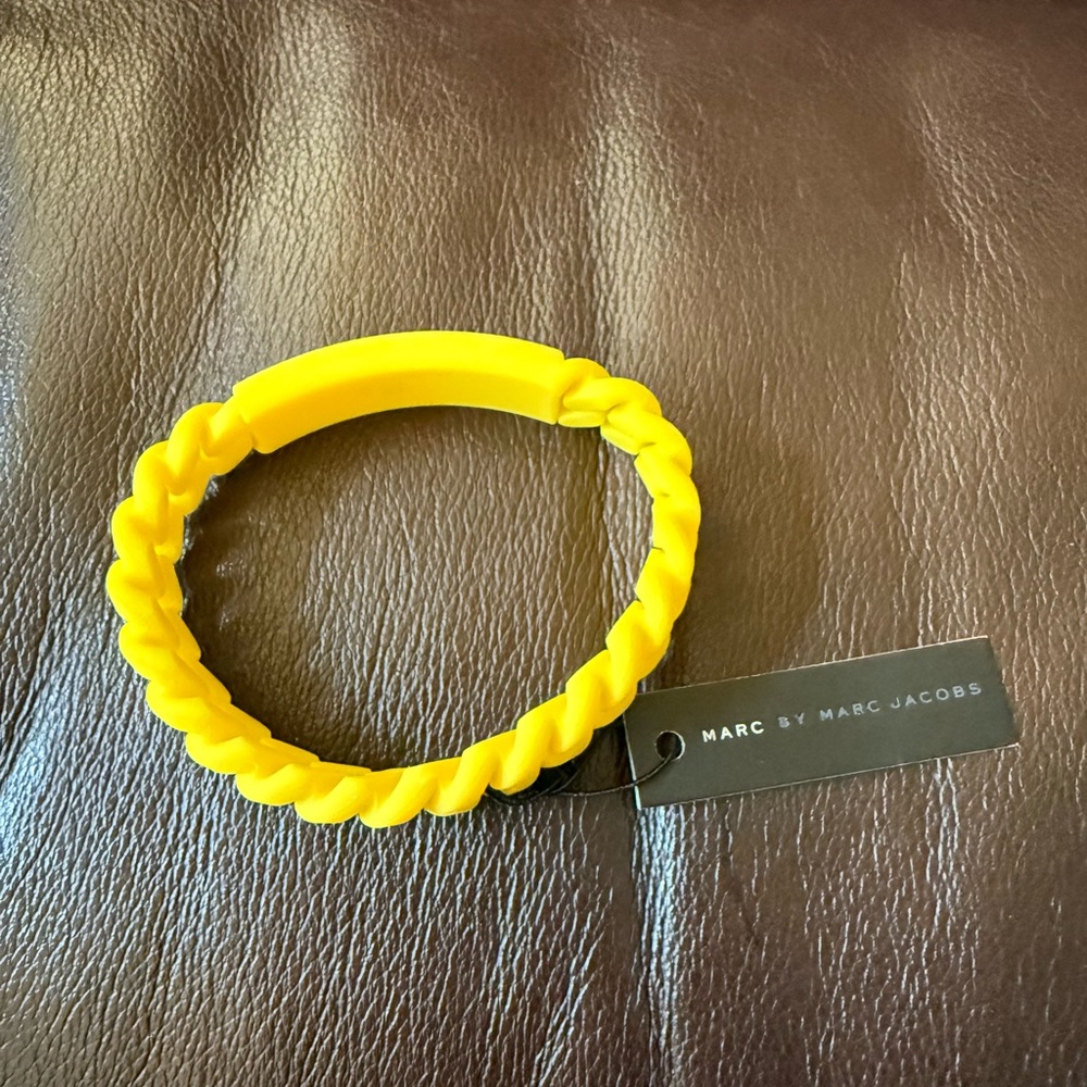 Marc by Marc Jacobs Safety Yellow Bracelet NWT